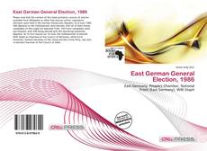 East German General Election, 1986的封面