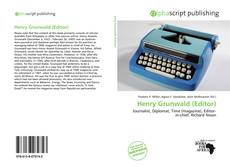 Bookcover of Henry Grunwald (Editor)