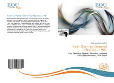 Copertina di East German General Election, 1981