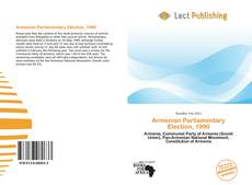 Armenian Parliamentary Election, 1990的封面