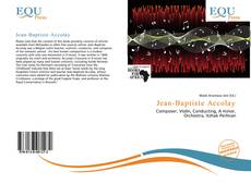 Copertina di Jean-Baptiste Accolay