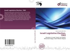 Israeli Legislative Election, 1965 kitap kapağı