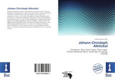 Buchcover von Johann Christoph Altnickol