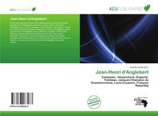 Buchcover von Jean-Henri d'Anglebert