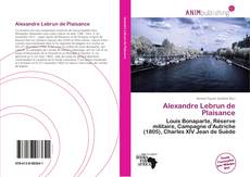 Alexandre Lebrun de Plaisance kitap kapağı