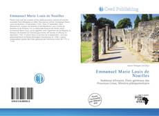 Buchcover von Emmanuel Marie Louis de Noailles