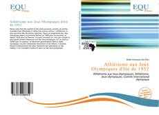 Copertina di Athlétisme aux Jeux Olympiques d'été de 1952