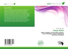 Isaac Klein kitap kapağı