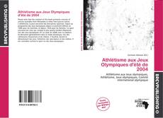 Buchcover von Athlétisme aux Jeux Olympiques d'été de 2004