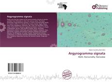 Capa do livro de Argyrogramma signata 