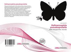 Capa do livro de Hofmannophila pseudospretella 
