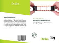 Portada del libro de Meredith Henderson
