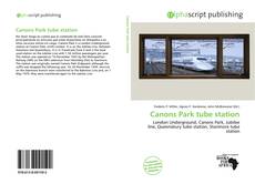 Обложка Canons Park tube station