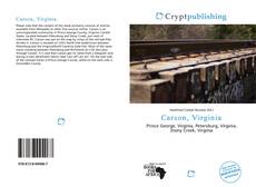 Bookcover of Carson, Virginia