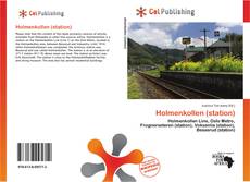 Buchcover von Holmenkollen (station)