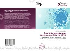 Capa do livro de Canoë-kayak aux Jeux Olympiques d'été de 1936 