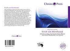 Bookcover of Erich von Hornbostel