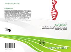 Portada del libro de Kurt Binder