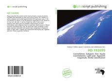 Bookcover of HD 192699