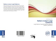 Capa do livro de Italian cruiser Luigi Cadorna 
