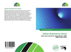 Bookcover of Italian Submarine Axum