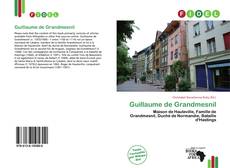 Обложка Guillaume de Grandmesnil