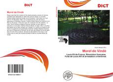 Обложка Morel de Vindé