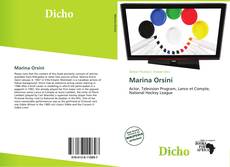 Portada del libro de Marina Orsini