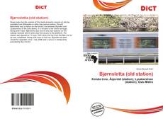 Обложка Bjørnsletta (old station)