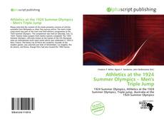 Обложка Athletics at the 1924 Summer Olympics – Men's Triple Jump