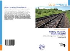 Copertina di History of Acton, Massachusetts