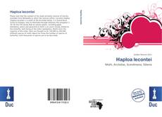 Buchcover von Haploa lecontei