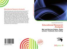 Educational Research Analysts的封面