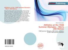 Buchcover von Athletics at the 1948 Summer Olympics – Men's 200 Metres