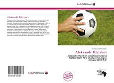 Capa do livro de Aleksandr Kletskov 