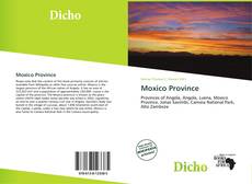 Portada del libro de Moxico Province