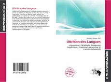 Buchcover von Attrition des Langues