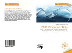 Bookcover of 2001 Cincinnati Riots