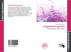 Buchcover von Cryptothelea gloverii