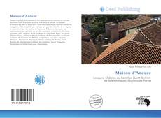 Bookcover of Maison d'Anduze