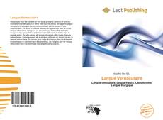 Capa do livro de Langue Vernaculaire 