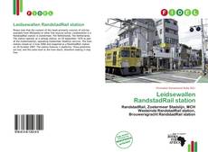 Leidsewallen RandstadRail station的封面