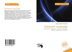 Bookcover of Classical Language