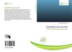 Caloptilia speciosella kitap kapağı
