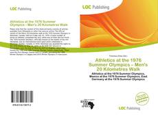 Athletics at the 1976 Summer Olympics – Men's 20 Kilometres Walk kitap kapağı
