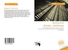 Bookcover of Brown, California