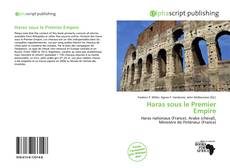 Bookcover of Haras sous le Premier Empire