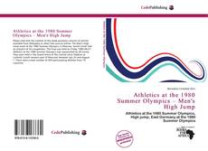 Buchcover von Athletics at the 1980 Summer Olympics – Men's High Jump