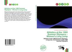 Athletics at the 1980 Summer Olympics – Women's Long Jump的封面