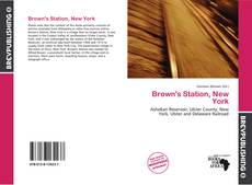 Buchcover von Brown's Station, New York